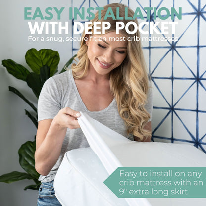 Protector de colchón para cuna