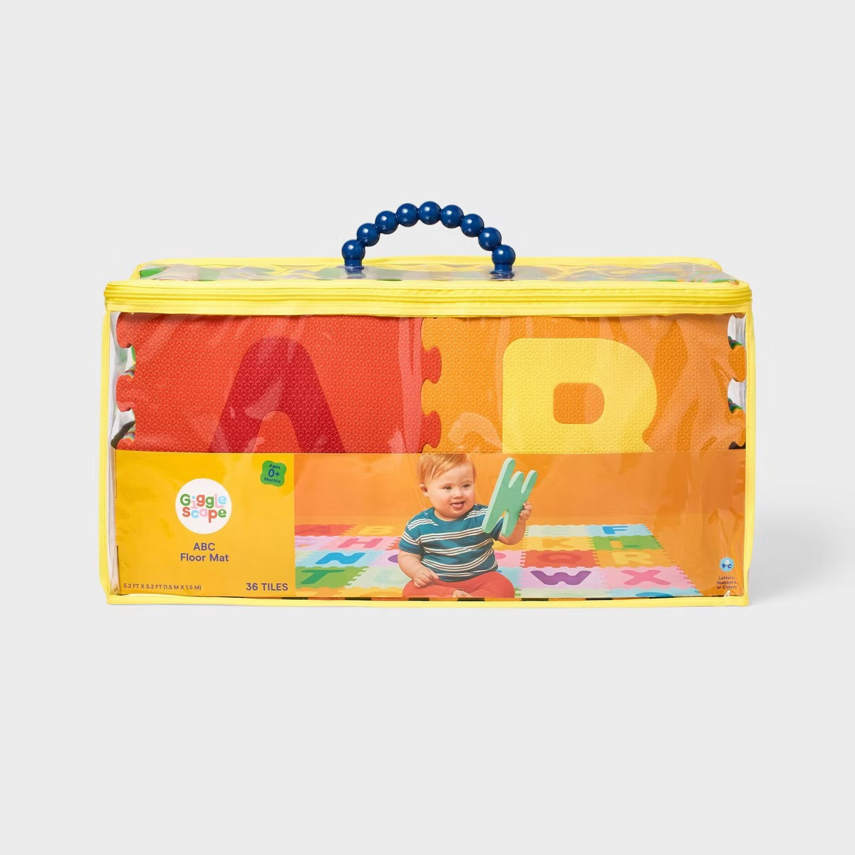 Juego de tapetes ABC de 1,52 m x 1,52 m - 36 piezas - Gigglescape™