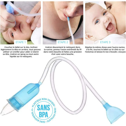 Bebe aspirador nasal bebe manual lavable y reutilizable