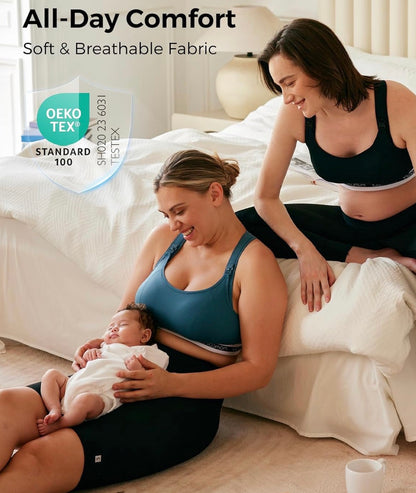 Momcozy Bras de Lactancia para Amamantar, talla L