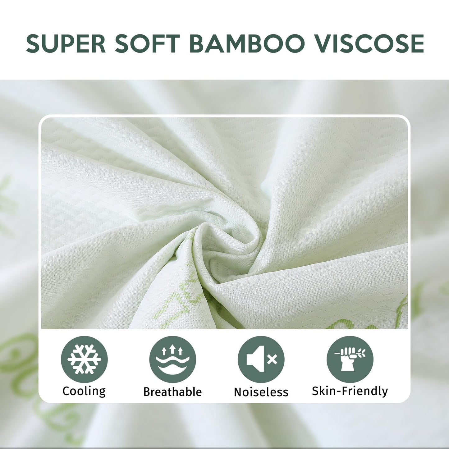 Protector de colchón King 100% impermeable de alta calidad