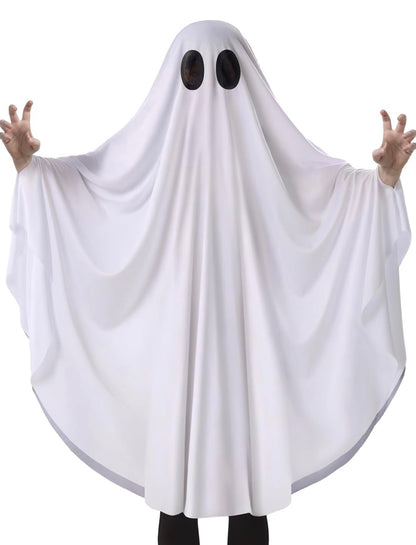 Spooktacular Creations Disfraz de fantasma de Halloween para niños, disfraz de hoja de fantasma para niños, juego de rol de Halloween y disfraces, 8-10 años