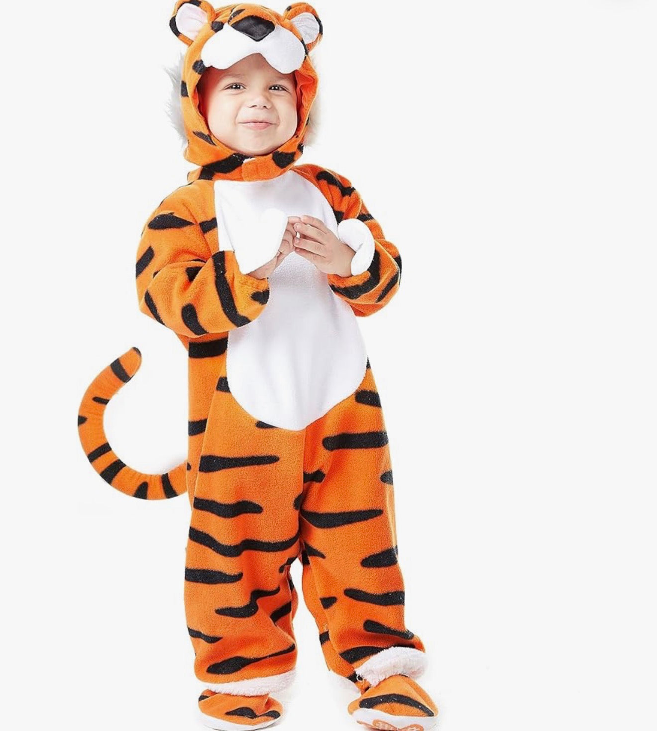 Disfraz de tigre bebé de Halloween para niños de Spooktacular Creations, 12-18 meses