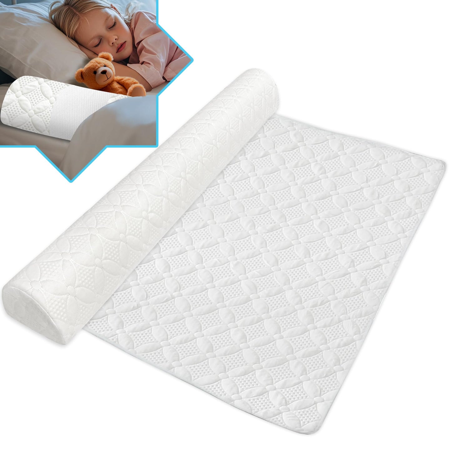 Riel de cama impermeable para niños pequeños