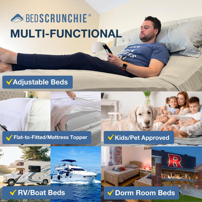 Correas para sujetar sábanas BED SCRUNCHIE - Pinzas resistentes