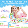 Tarjetas parlantes para niños pequeños con 510 palabras reconocibles a simple vista