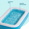 Piscina inflable para niños de 65" x 39" x 10" (5'5") con suelo acolchado suave