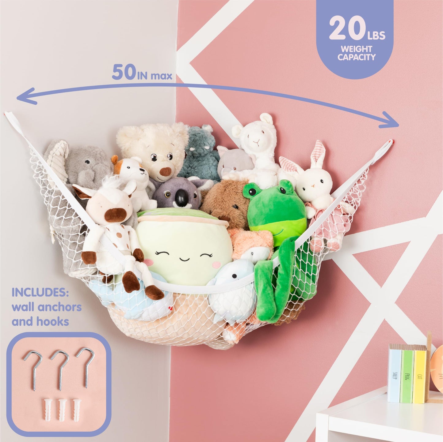 Hamaca de almacenamiento de animales de peluche