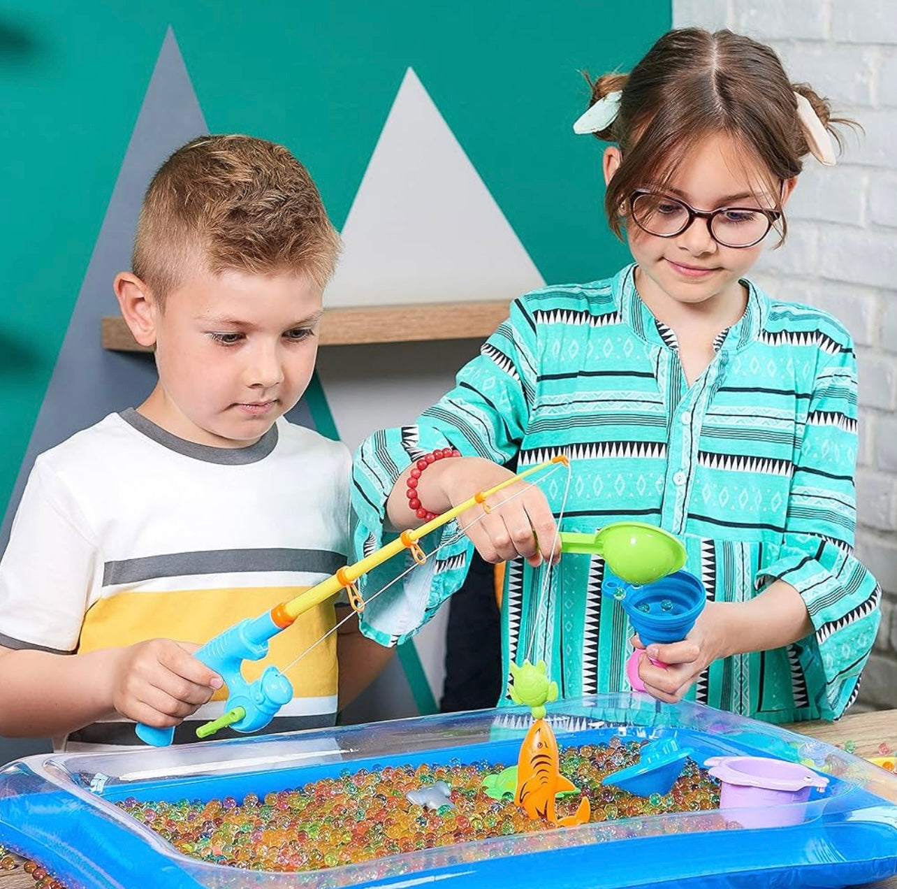 Juego de cuentas de agua - Cuentas de agua sensoriales para niños no tóxicas