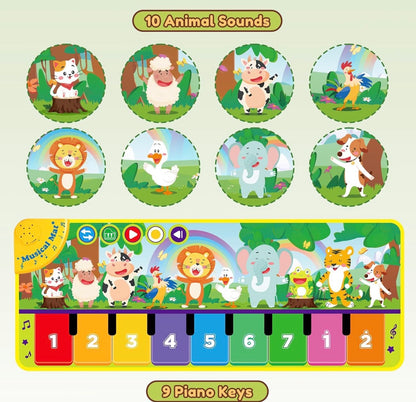 Algombra musical, animales de la granja