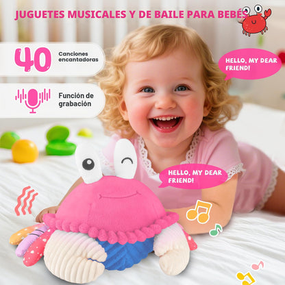 Juguetes de Peluche Musicales Recargables con 40 Canciones y Grabadora de Voz
