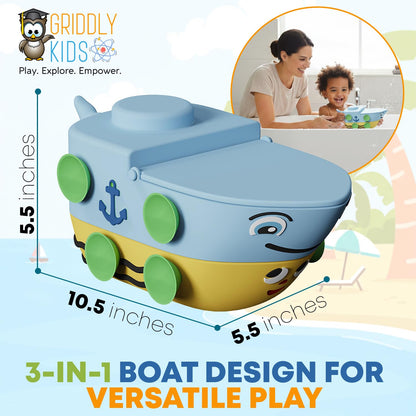 Juguete de baño para bebés Griddly Kids – Bobbee: el juguete acuático
