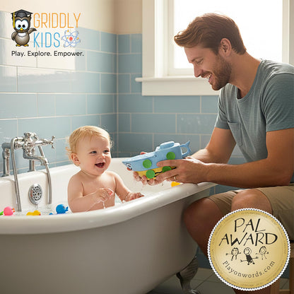 Juguete de baño para bebés Griddly Kids – Bobbee: el juguete acuático