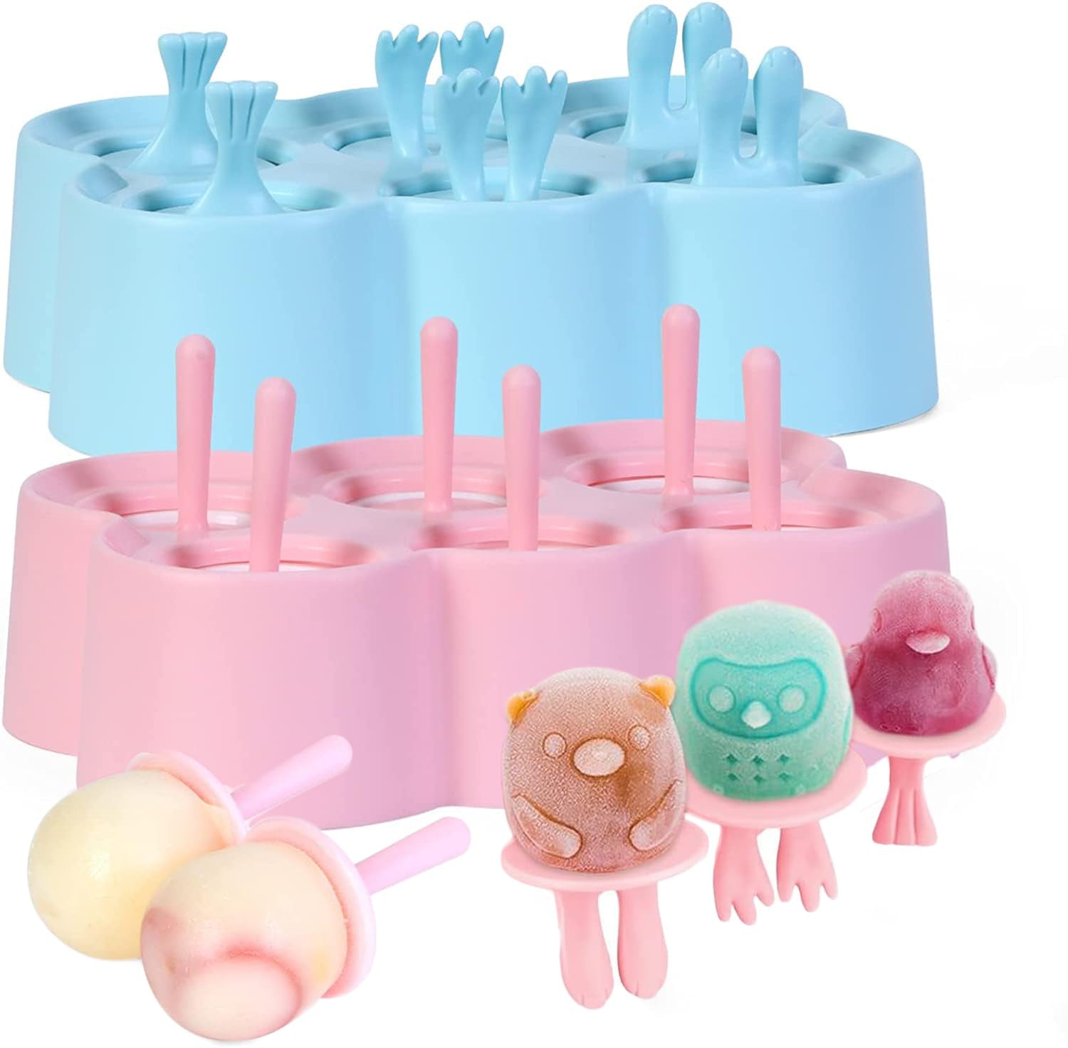 Moldes de paletas de silicona