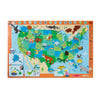 Melissa & Doug National Parks U.S.A. - Rompecabezas de piso con mapa – 45 piezas gigantes