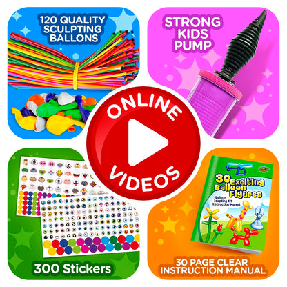 Kit de animales con globos DIY para principiantes