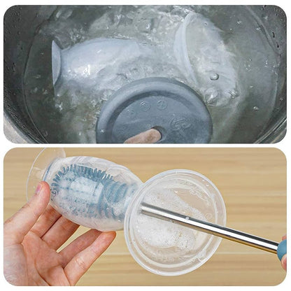 Extractor de leche de silicona Haakaa Gen 2 con base de succión y tapa de silicona a prueba de fugas, 100 ml