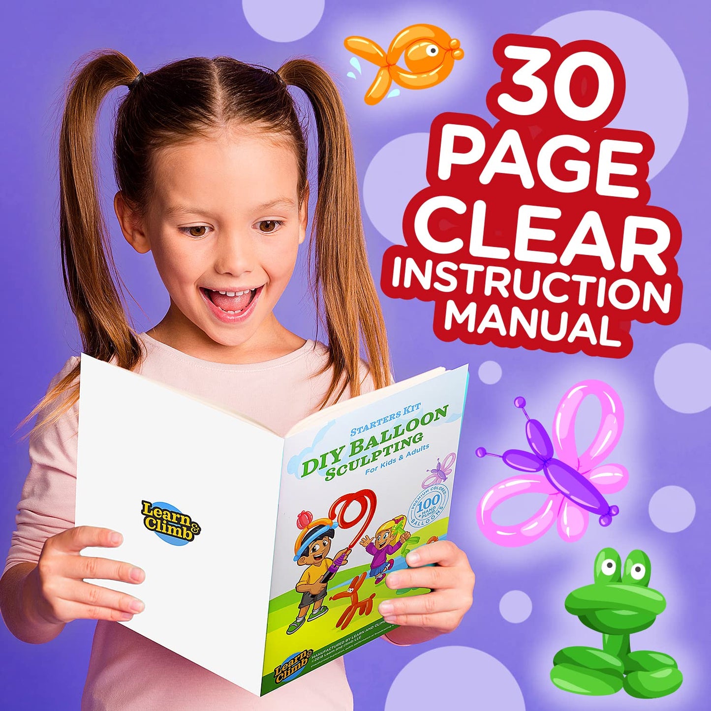 Kit de animales con globos DIY para principiantes