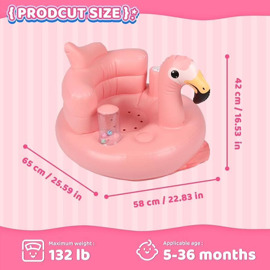 Asiento inflable para bebé de 3 a 36 meses
