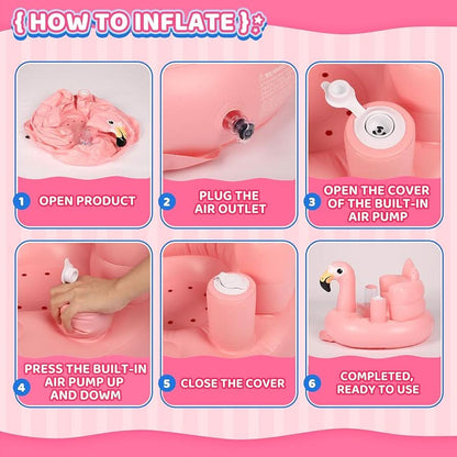 Asiento inflable para bebé de 3 a 36 meses