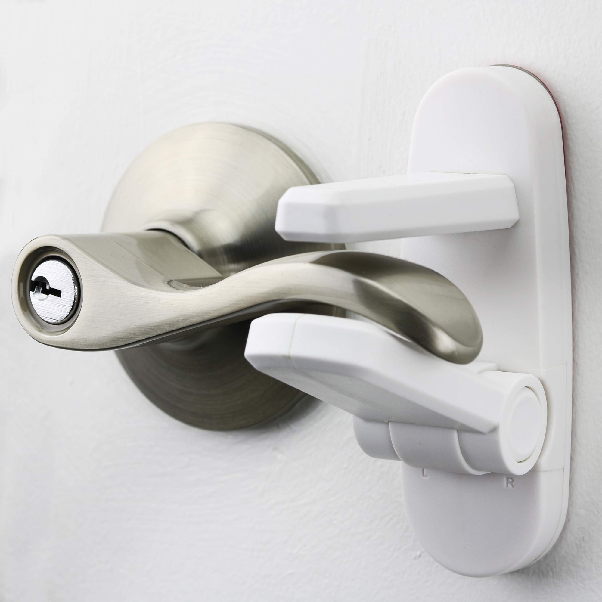 Wappa baby cerradura de palanca para puerta (paquete de 3) que evita que los niños pequeños abran las puertas
