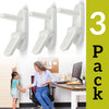 Wappa baby cerradura de palanca para puerta (paquete de 3) que evita que los niños pequeños abran las puertas