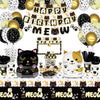Decoraciones para fiesta de cumpleaños de gatos, 20 personas