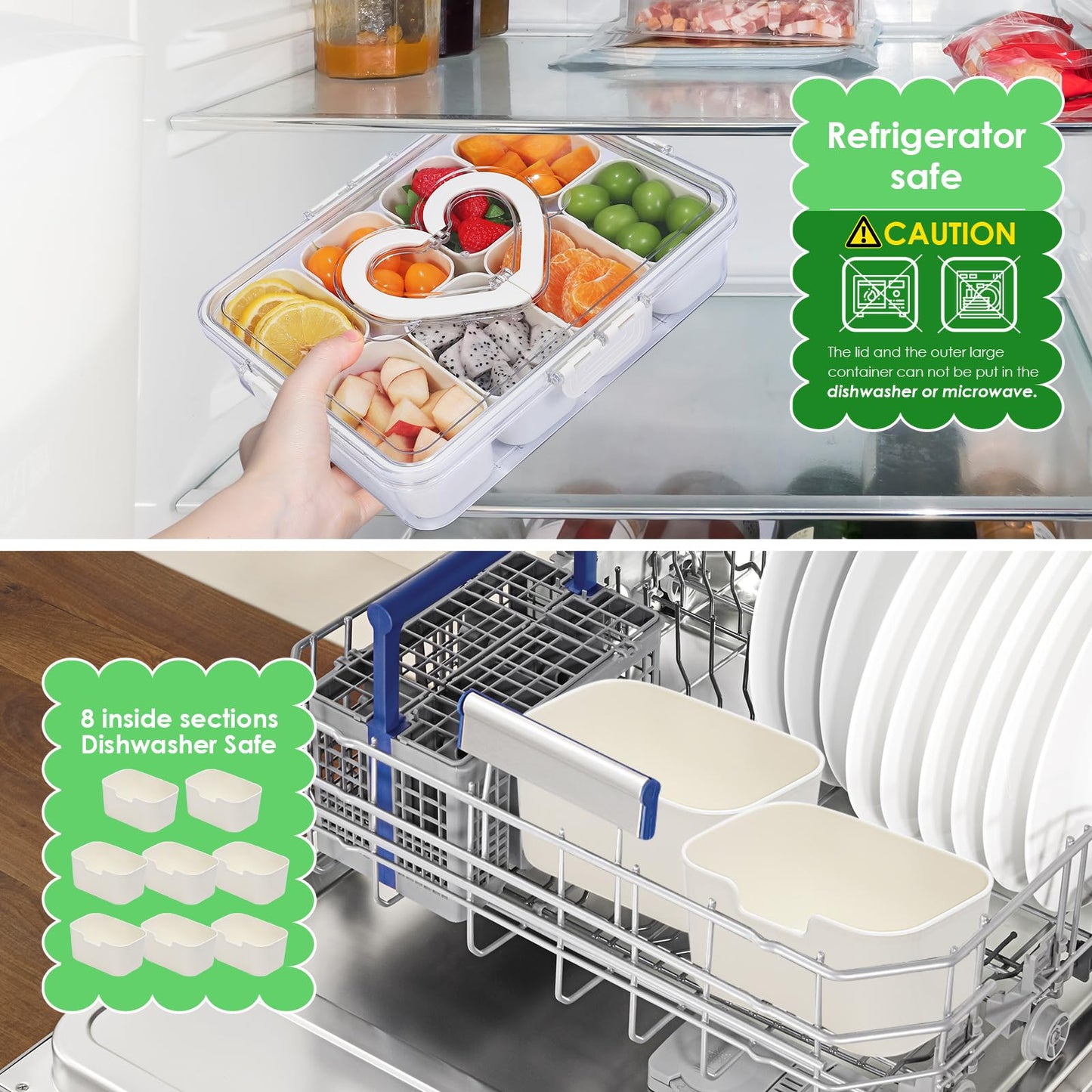 Contenedor de caja de refrigerios