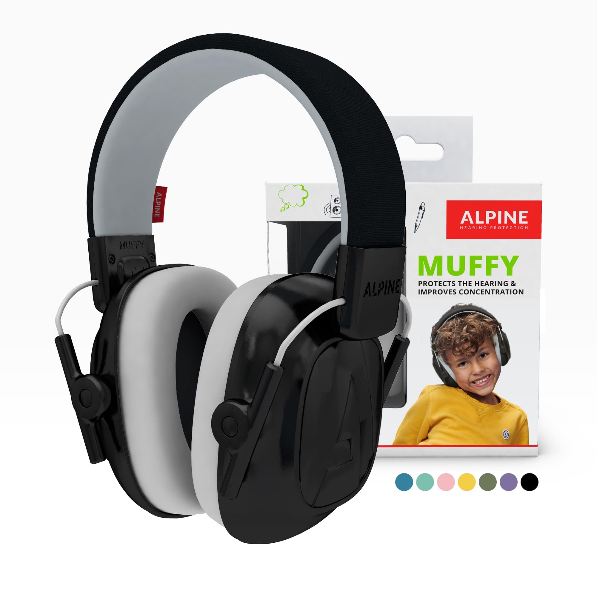 Alpine Muffy Kids - Protección auditiva, 3-16 años