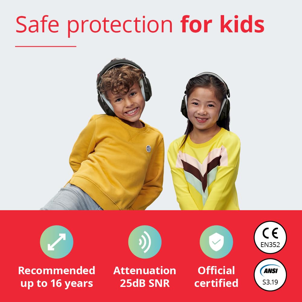 Alpine Muffy Kids - Protección auditiva, 3-16 años
