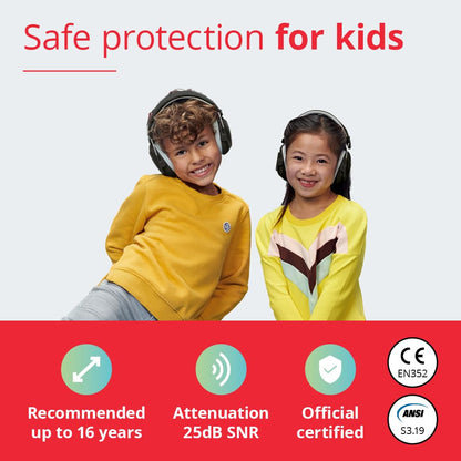 Alpine Muffy Kids - Protección auditiva, 3-16 años