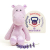 warmies Animales de peluche con peso y aptos para microondas, hipopótamo