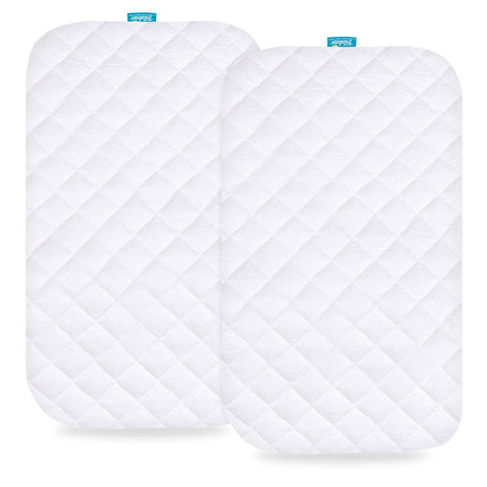 Funda de colchón para moisés, paquete de 2, impermeable
