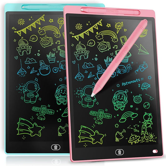Genialba - [2 Pack] Tableta de escritura LCD de 8.5 pulgadas