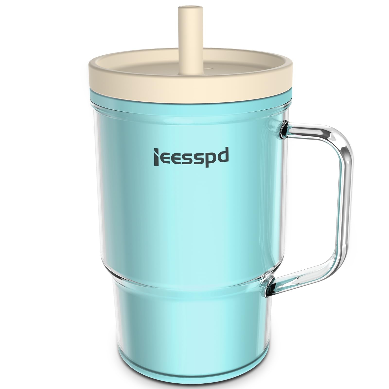 Vasos para niños pequeños – Adorable vaso en miniatura de 9 onzas con popote resistente a fugas