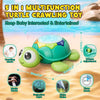 Ludolm Juguetes para Bebés de 6 a 12 Meses, Tummy Time Toys Turtle con Luz y Sonido