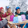 12 bolsas de regalo de copo de nieve