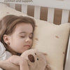 Almohada infantil Blissful Diary con funda de muselina de algodón, 33 x 45 cm