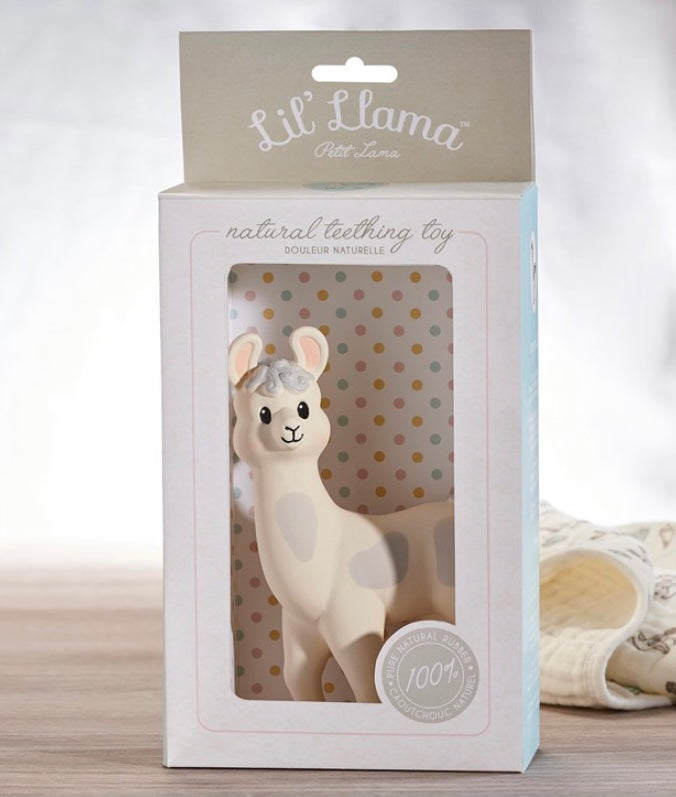 Juguetes para la dentición de bebés Lil' Llama, mordedor de llama para bebés
