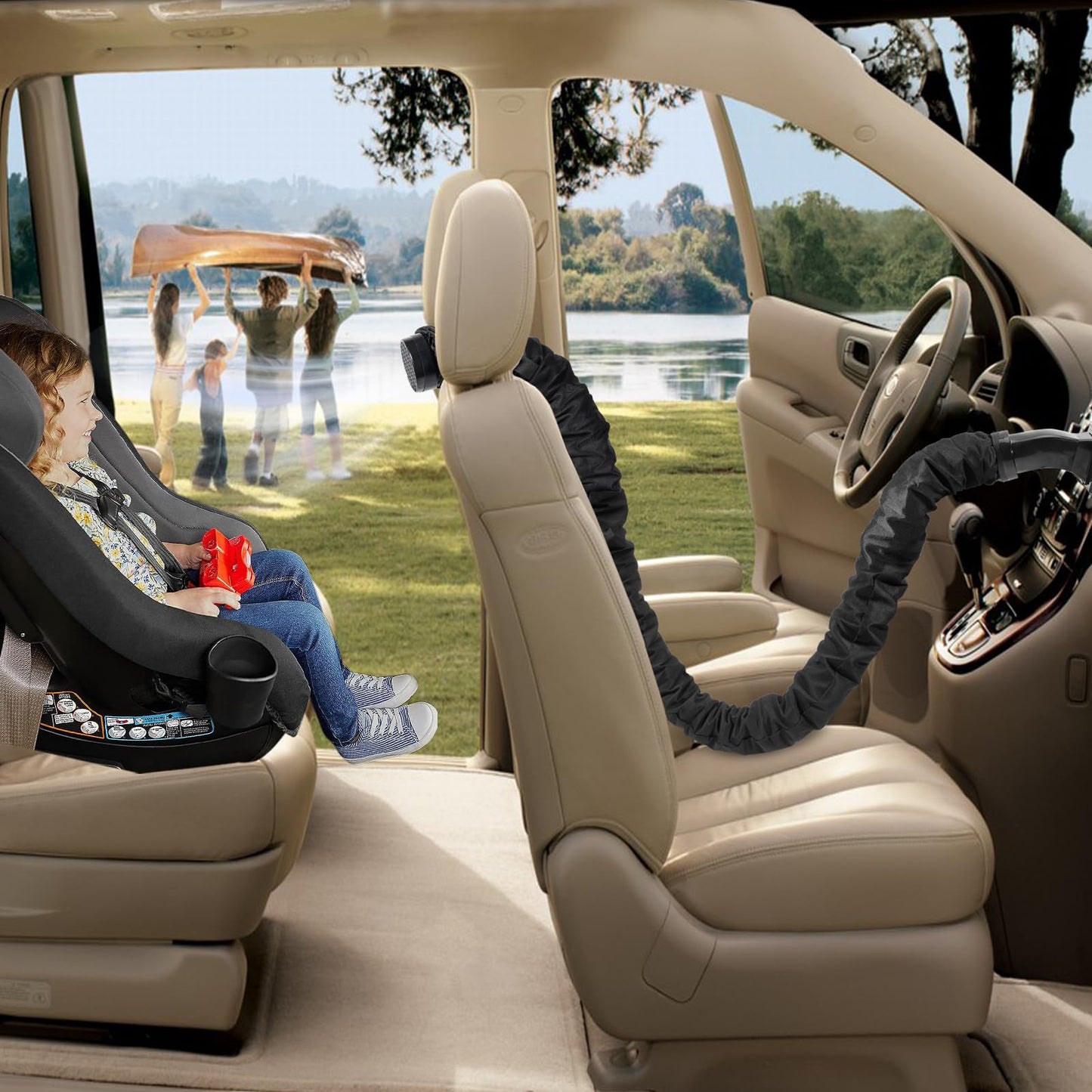 Sistema de aire acondicionado personal para niños