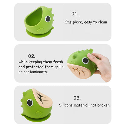 OUROBOT vaso de silicona para refrigerios para niños pequeños