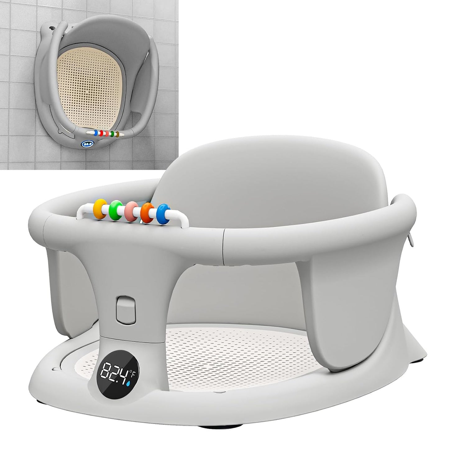 Asiento de baño CheerKid Essential para bebés de 0 a 12 meses