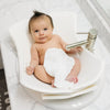 Bañera para bebé recién nacido, suave y plegable, para bebé, 0 a 6 meses, por Puj Tub, Blanco