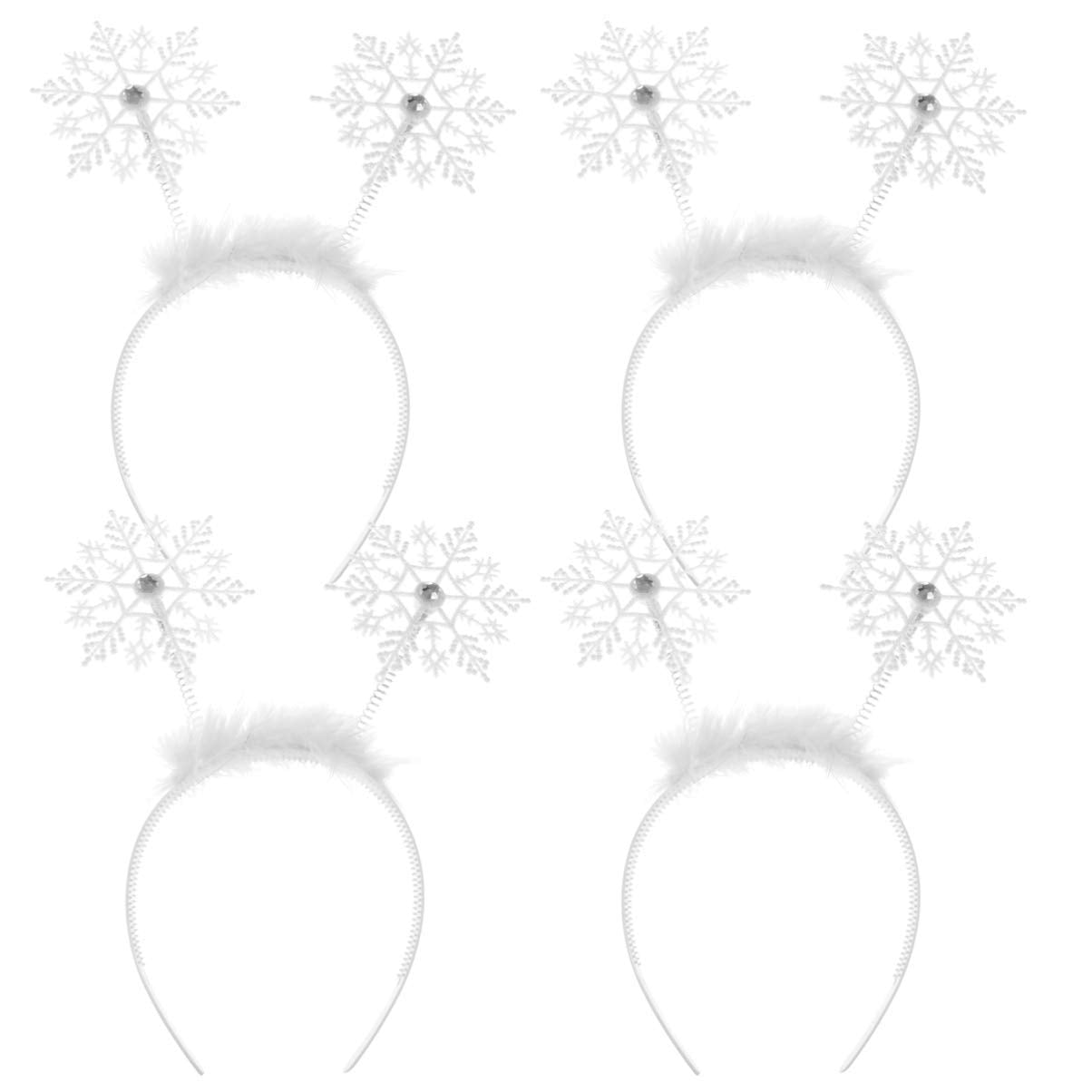 Diadema de copo de nieve 6 piezas
