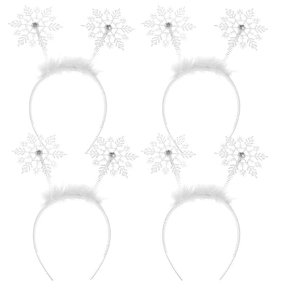 Diadema de copo de nieve 6 piezas