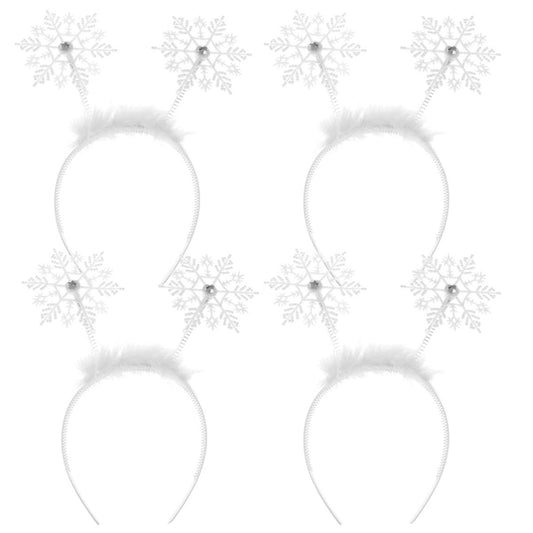 Diadema de copo de nieve 6 piezas