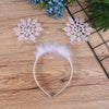 Diadema de copo de nieve 6 piezas