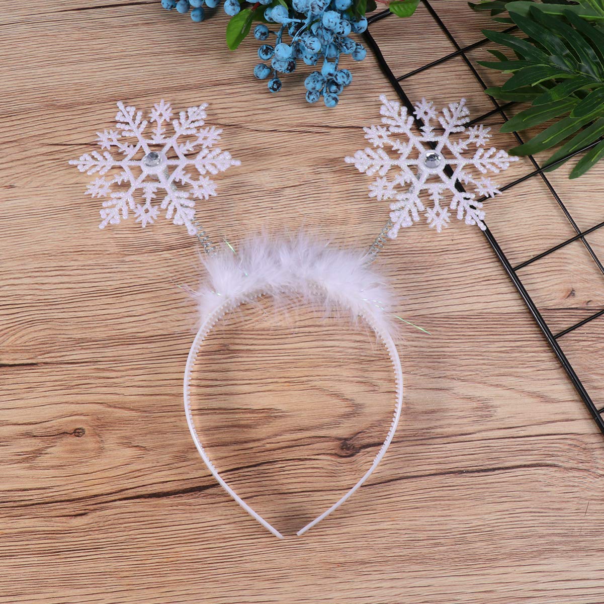 Diadema de copo de nieve 6 piezas