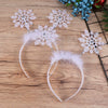 Diadema de copo de nieve 6 piezas