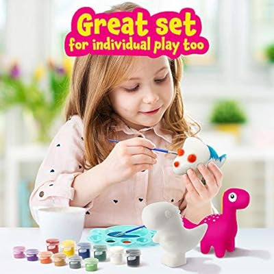 Dino Squishy Painting Kit - Create 4 Large Squishies